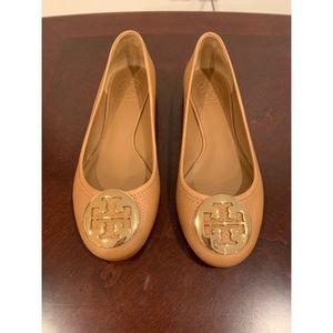 Tory Burch classic leather flats, size 6.5
